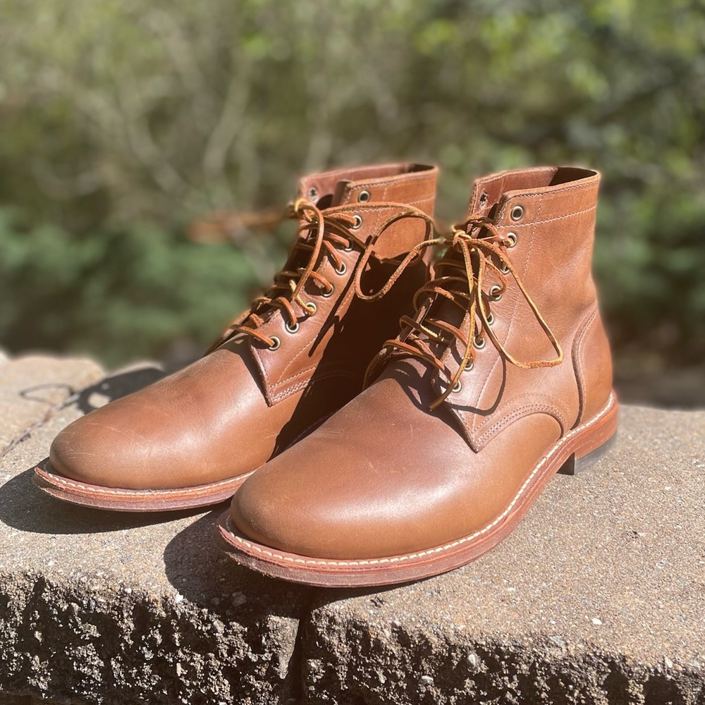 Oak Street Bookmakers - Trench Boot (sz 11 D) Natural Chromexcel